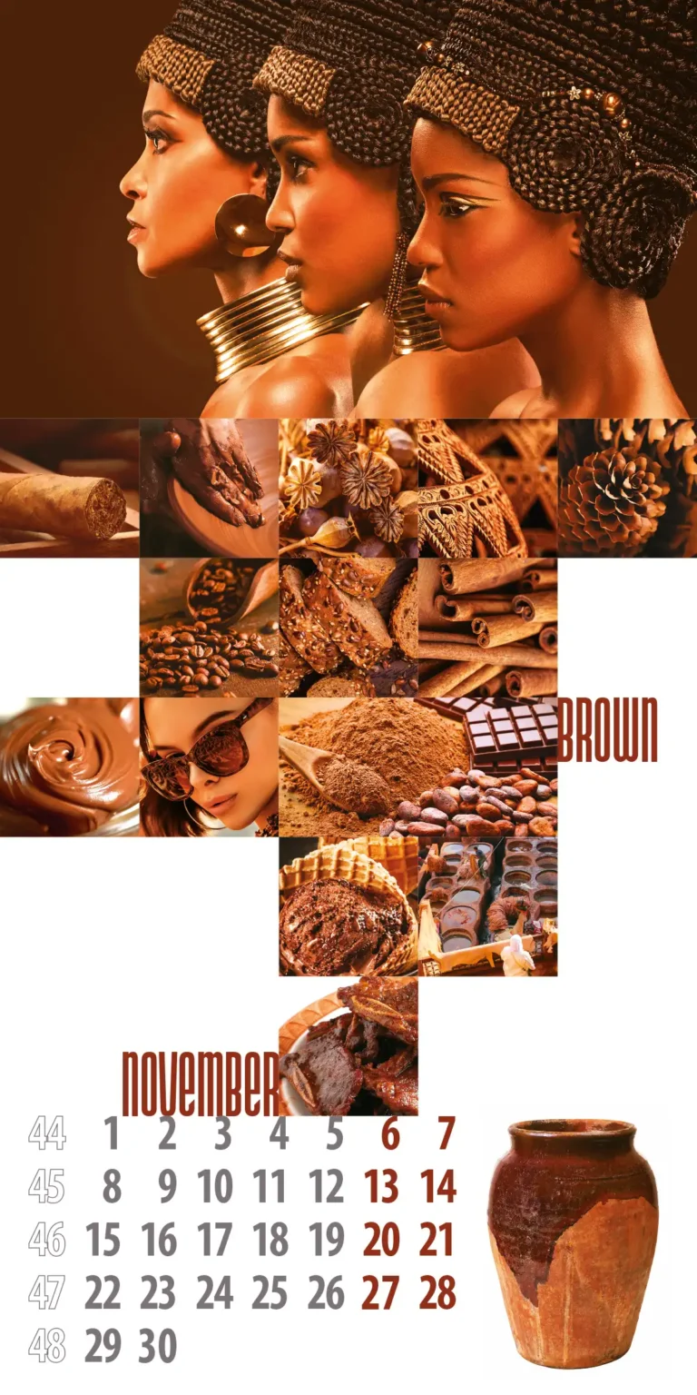 Календар Цветовете на живота 2027 ноември